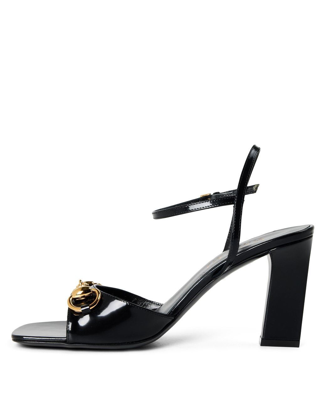 Gucci Black Simple High-Heeled Sandals