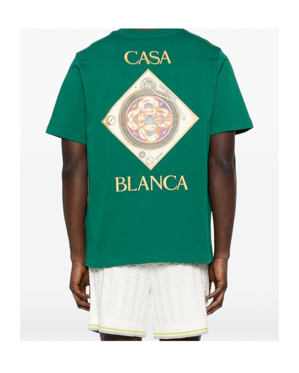 Casablanca Green Plafond Orné De Musique T-Shirt for men