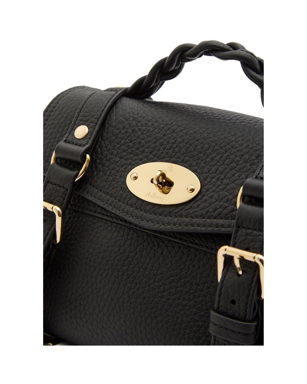 Mulberry Black Mini Alexa Bag