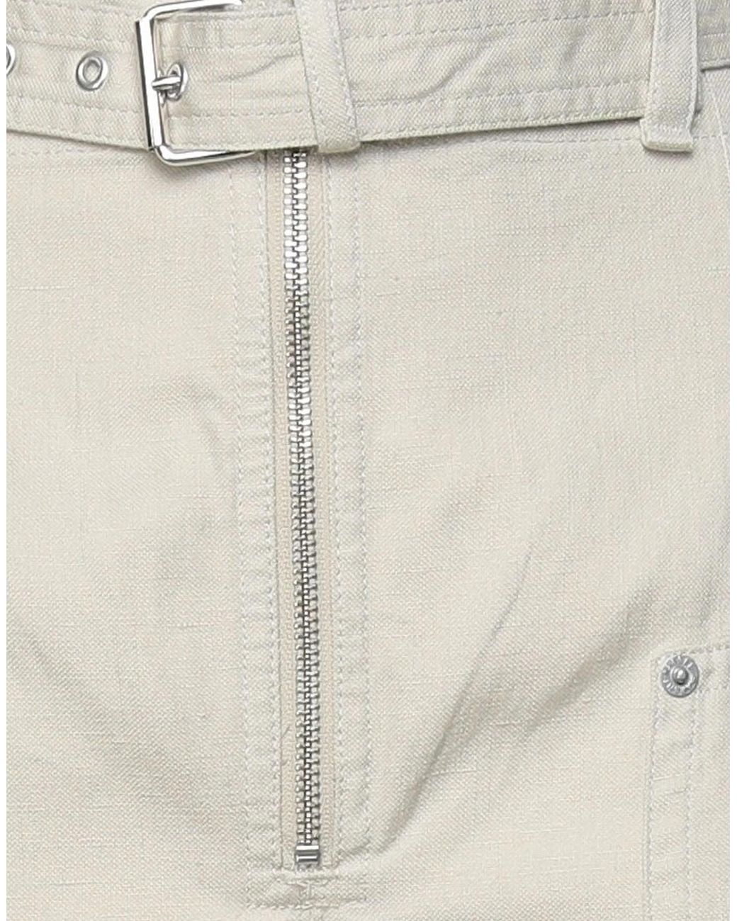 Isabel Marant White Minimalist Straightleg Pants