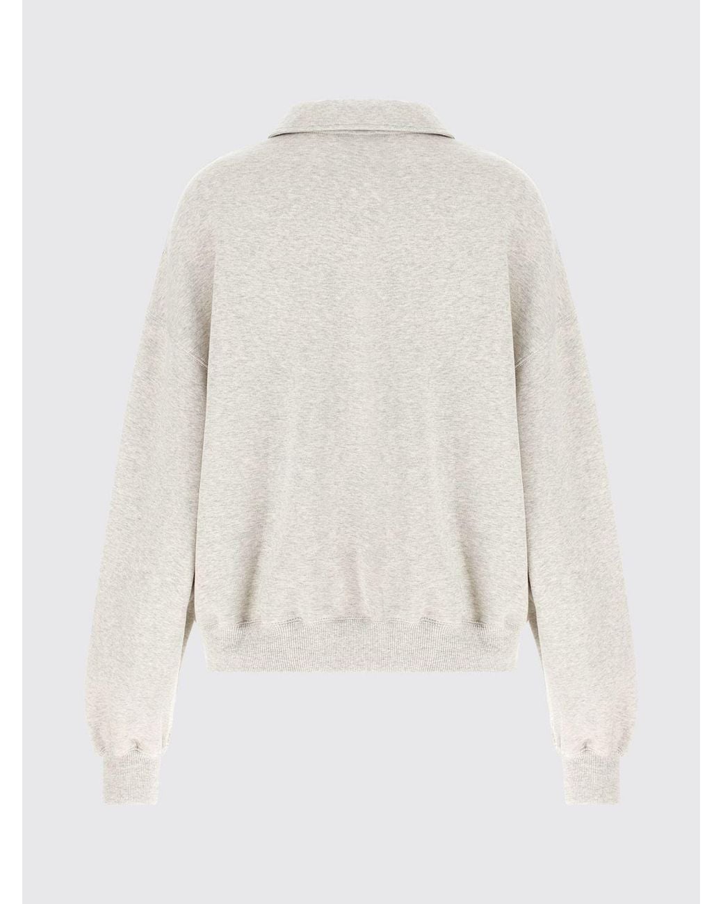 ROTATE BIRGER CHRISTENSEN White Logo Patch Polo Sweatshirt