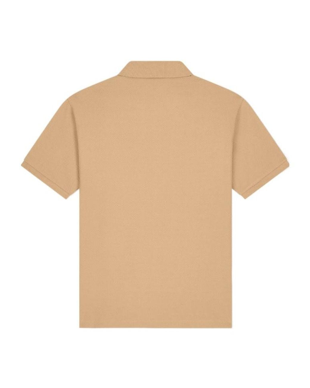Emporio Armani Natural Chevron-Knit Short-Sleeve Polo Shirt for men
