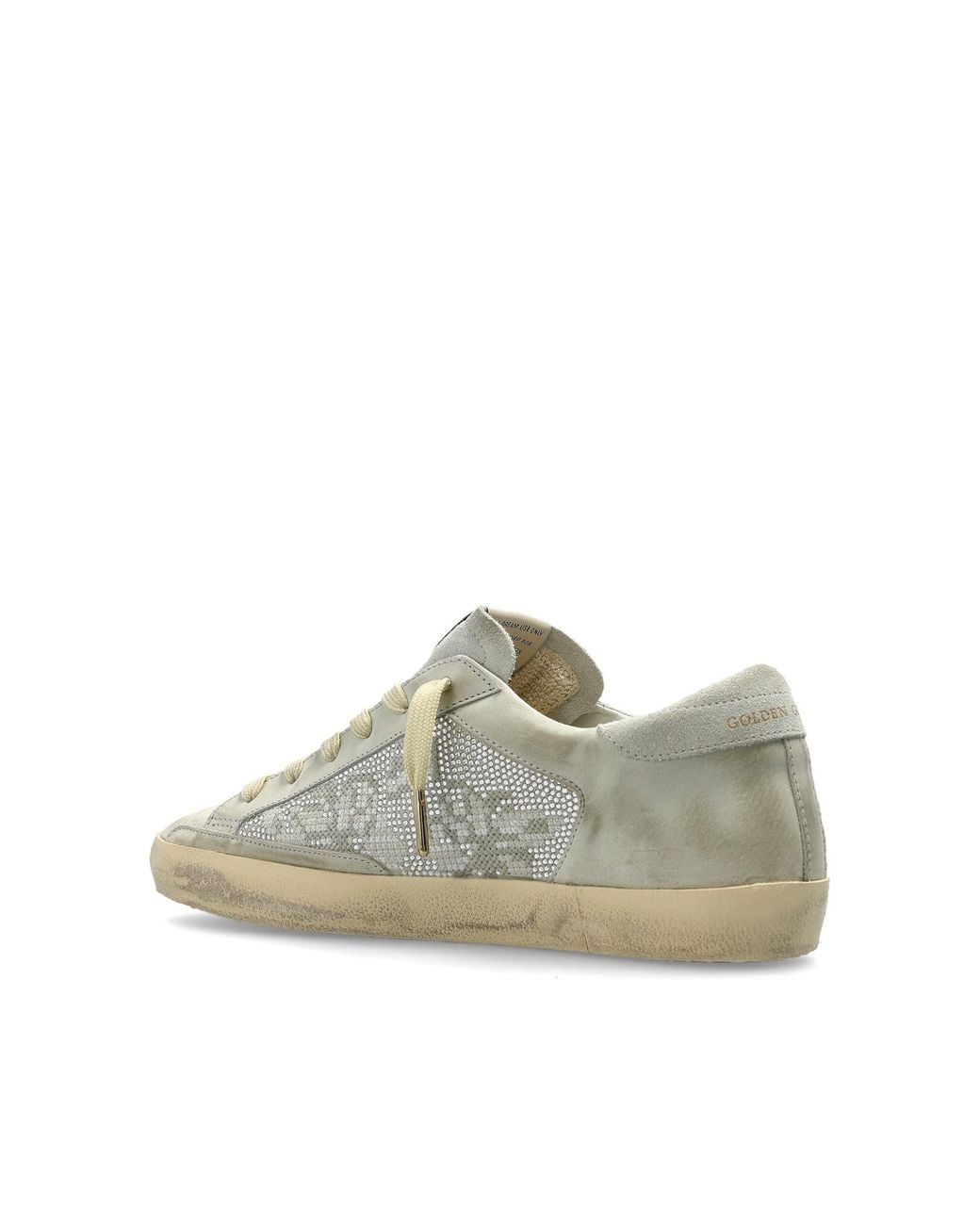Golden Goose Deluxe Brand Gray 'Super-Star Double Quarter With L' Sports Shoes