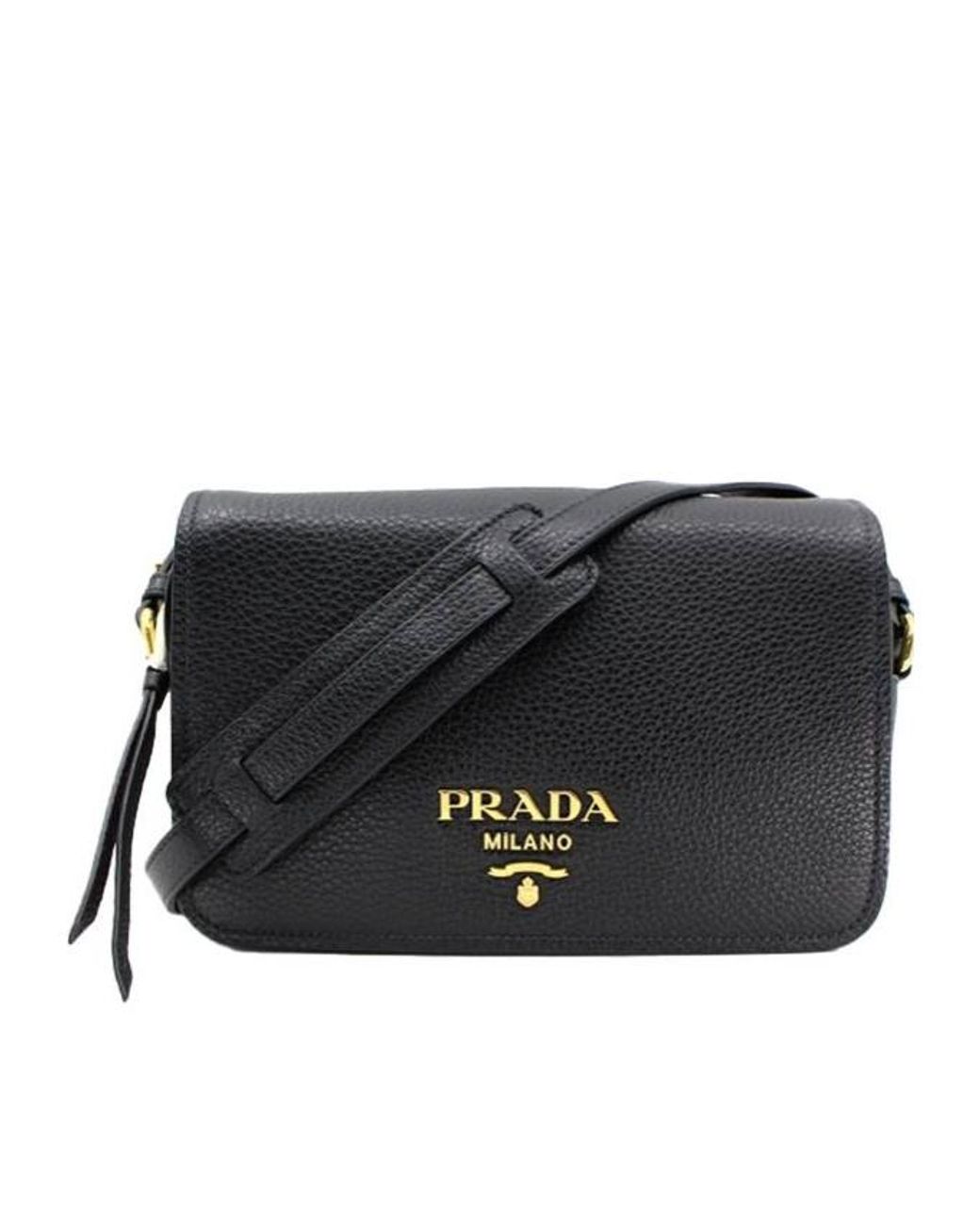 Prada Black Logo Shoulder Bag