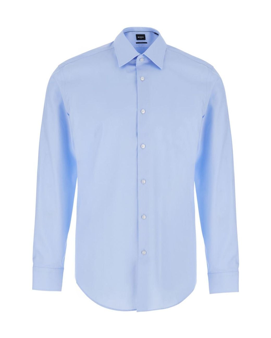 Boss Blue Hank Classic Cotton Shirt for men