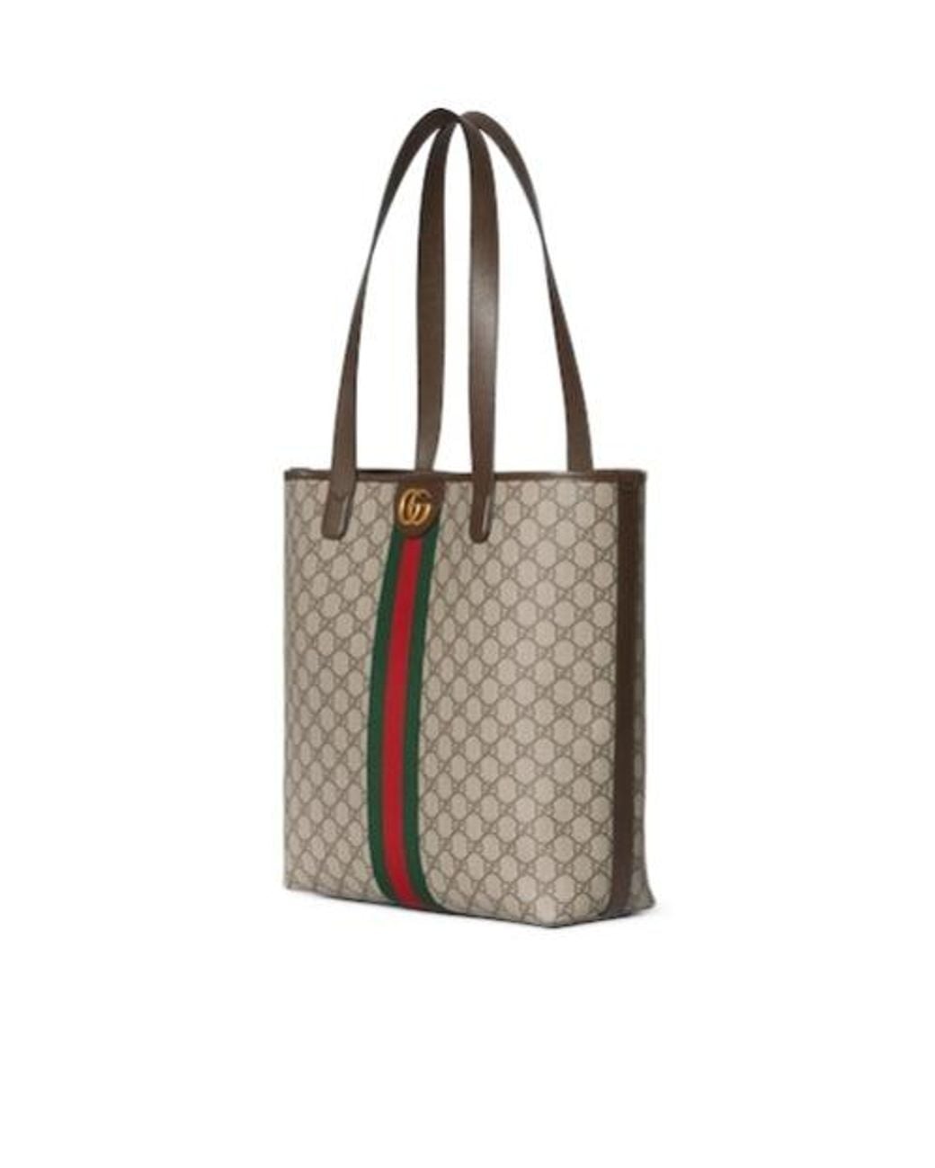 Gucci White Ophidia Medium Tote Bag for men
