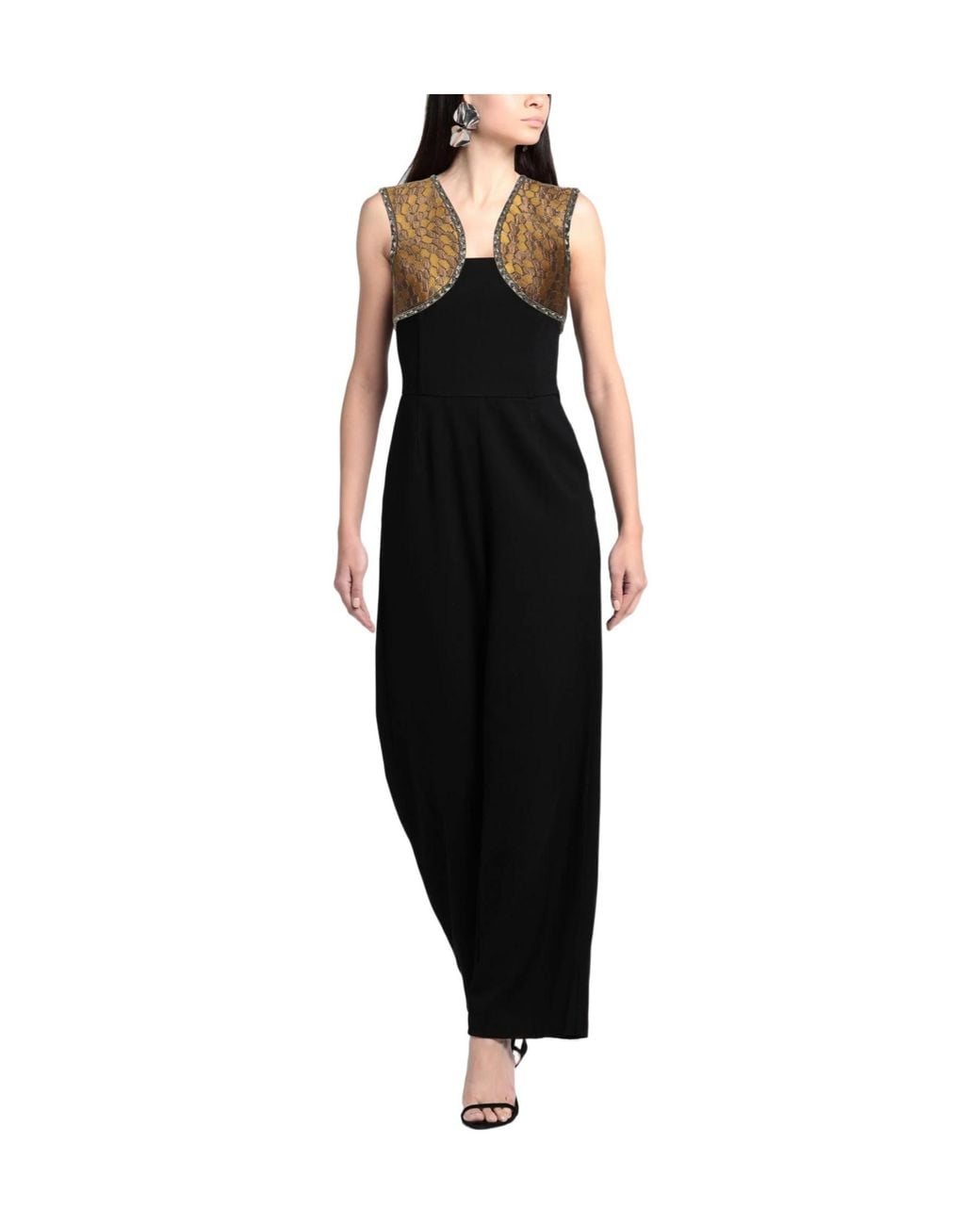 Dolce & Gabbana Brown Colorful Sleeveless Vest