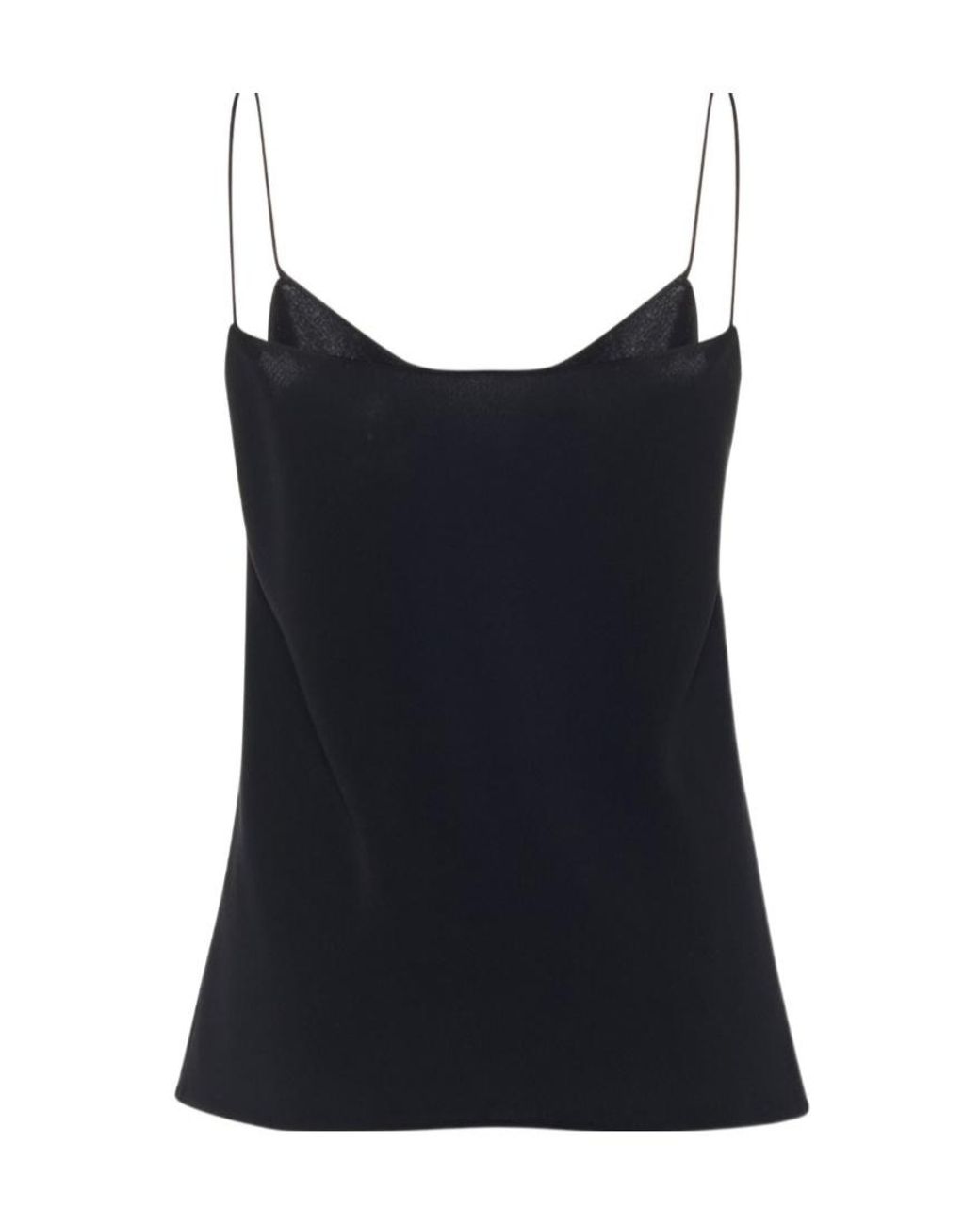The Row Blue Spaghetti-Strap Top