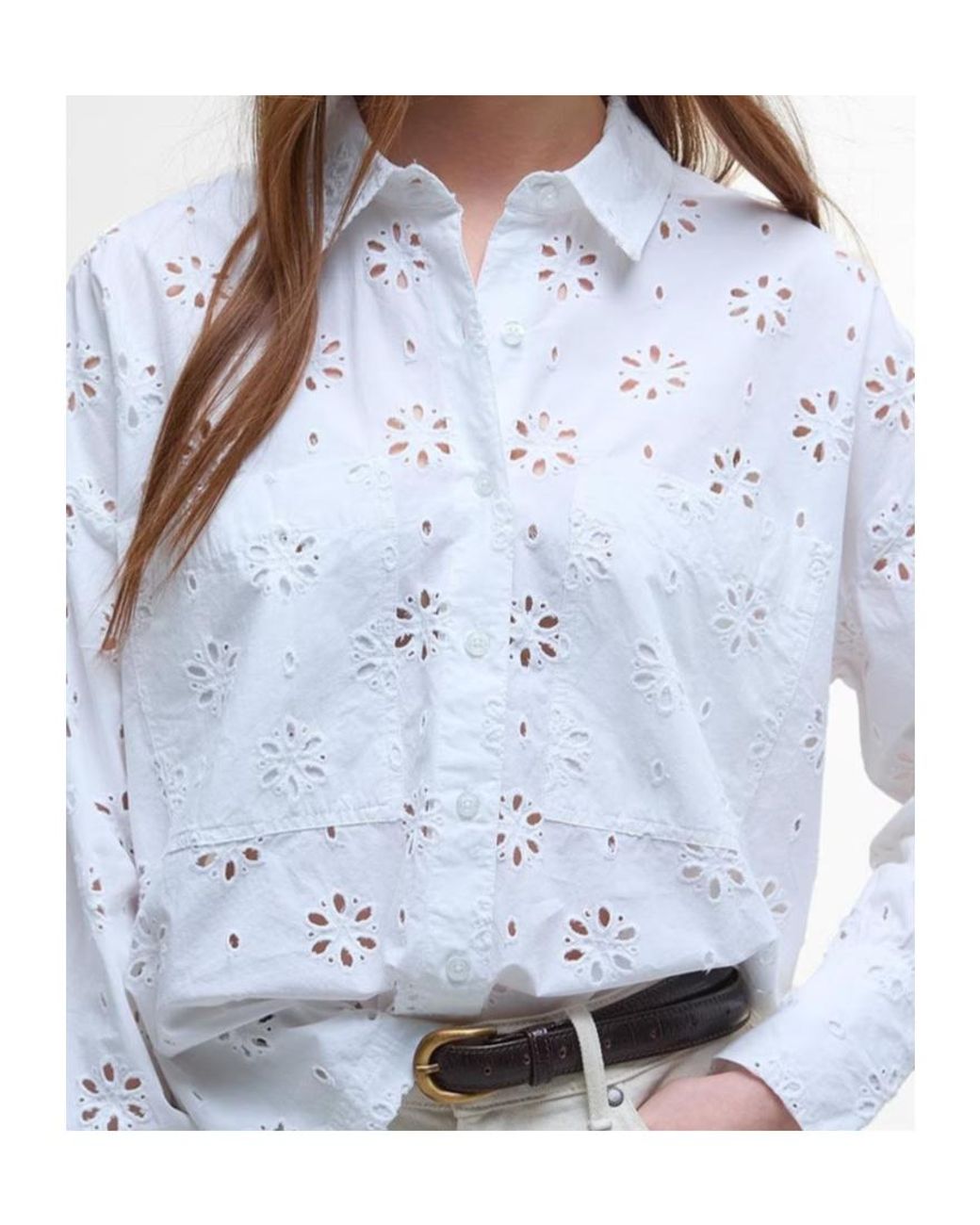 Barbour Gray Melissa Shirt