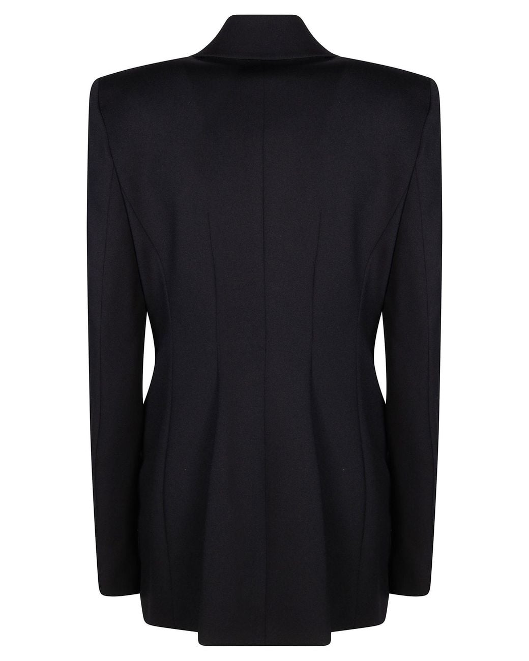 Sportmax Black Arco Double-Breasted Blazer