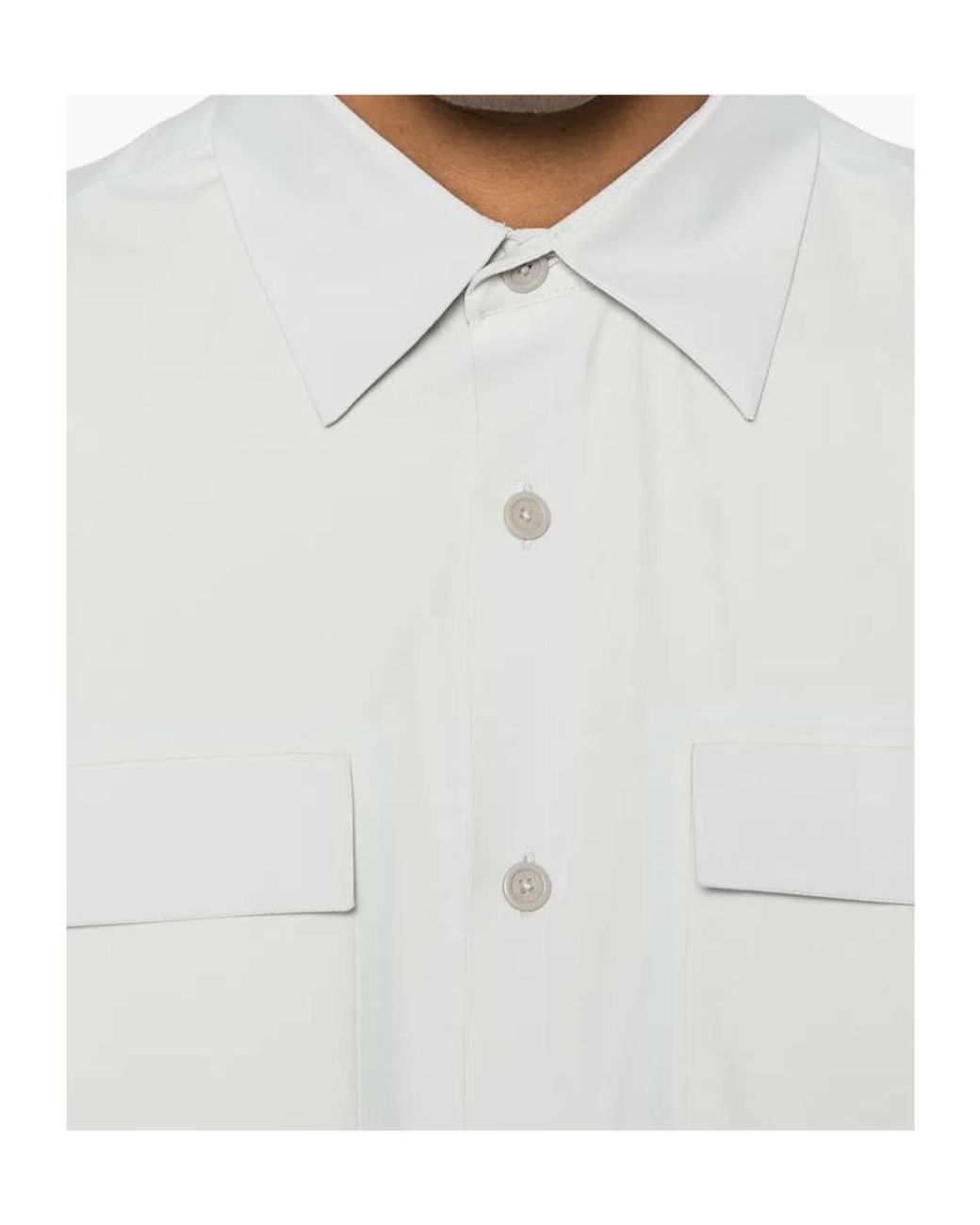Herno White Short-Sleeved Shirt for men