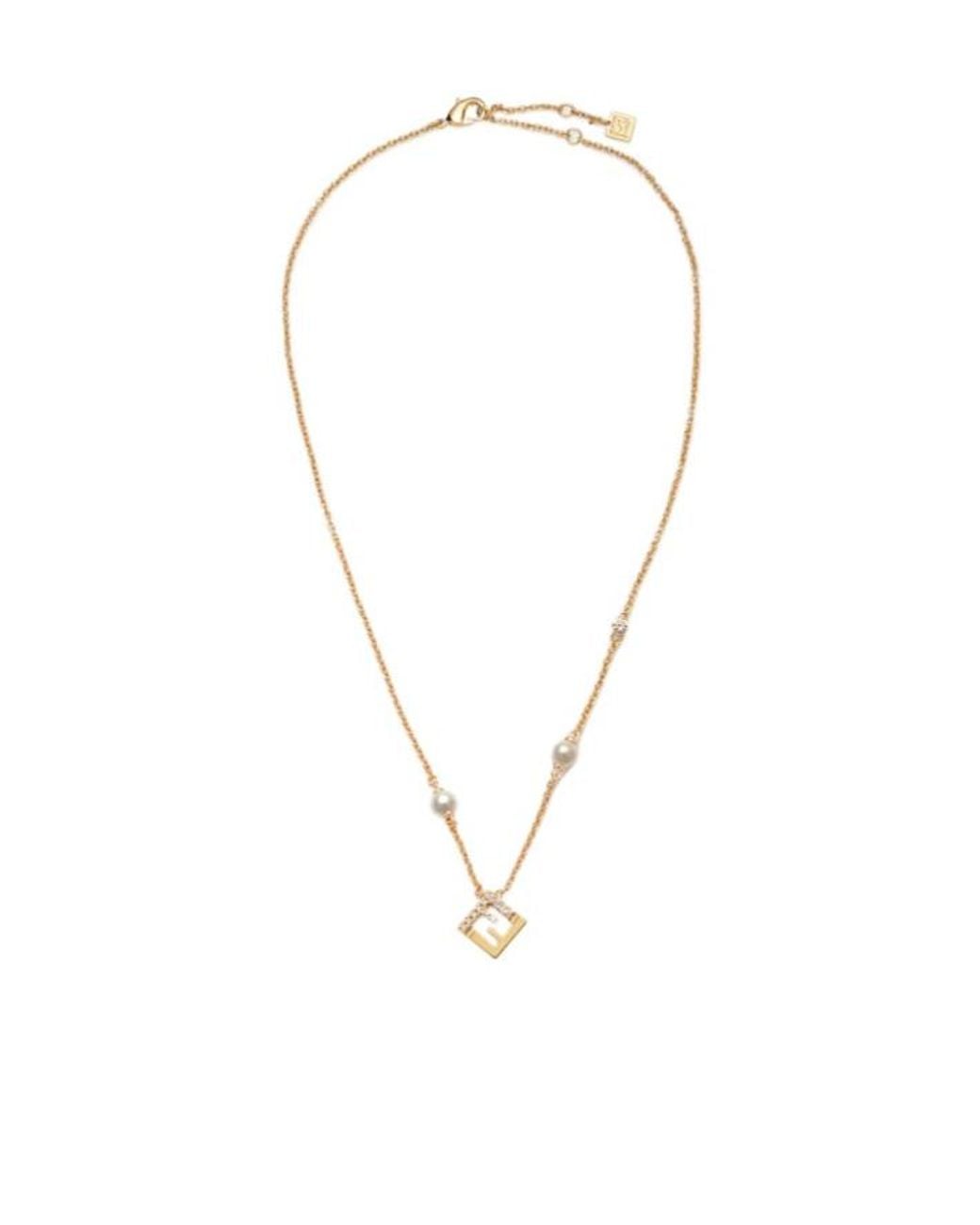 Fendi Metallic Forever Necklace