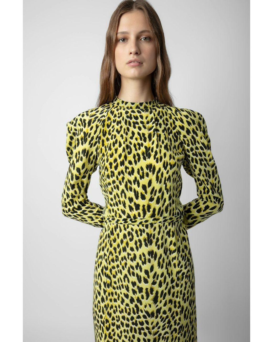 Zadig & Voltaire Green Long-Sleeved Dress