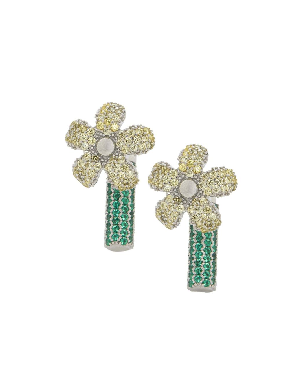 Loewe Metallic Flor Earrings