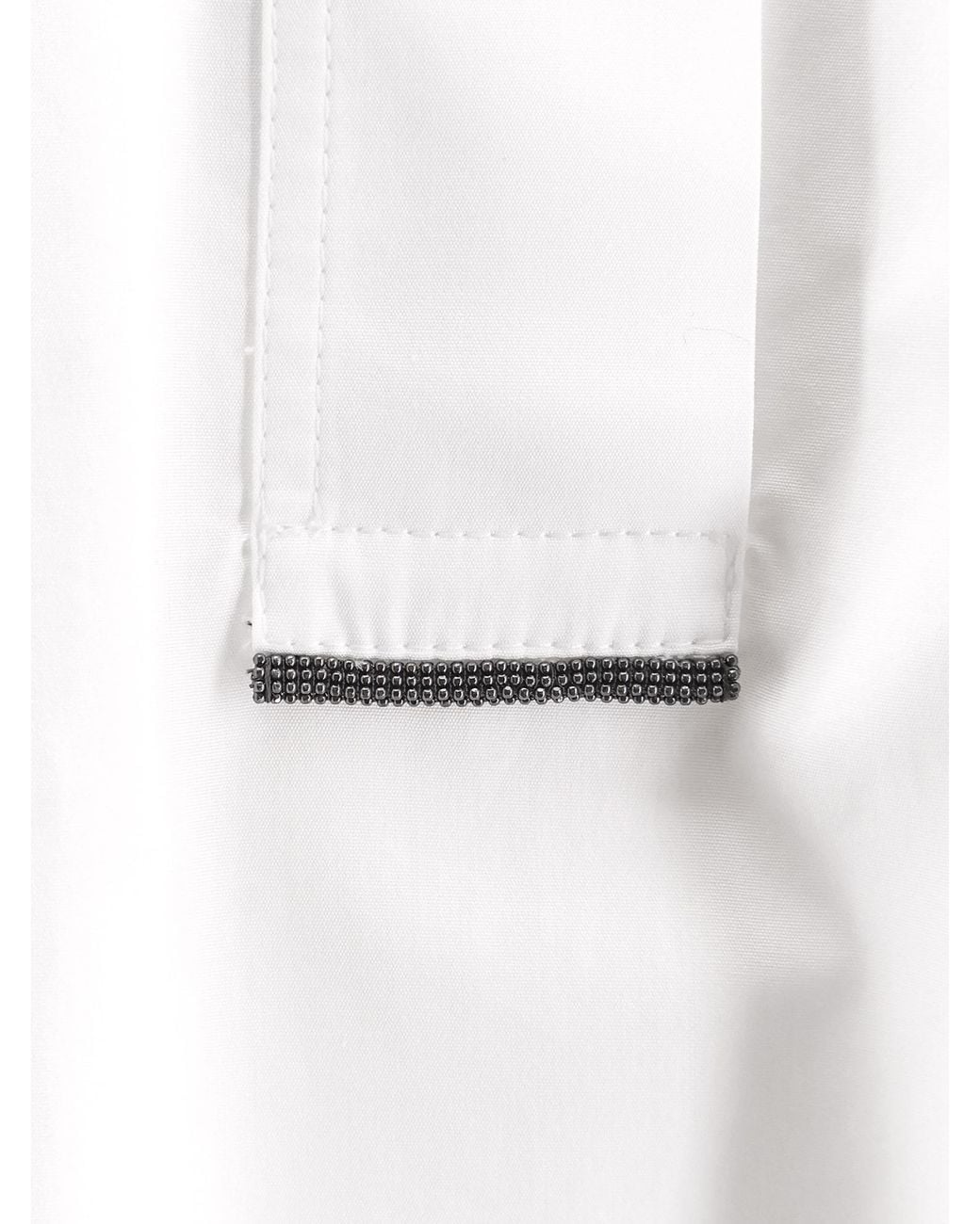 Brunello Cucinelli White Chest Pocket Shirt