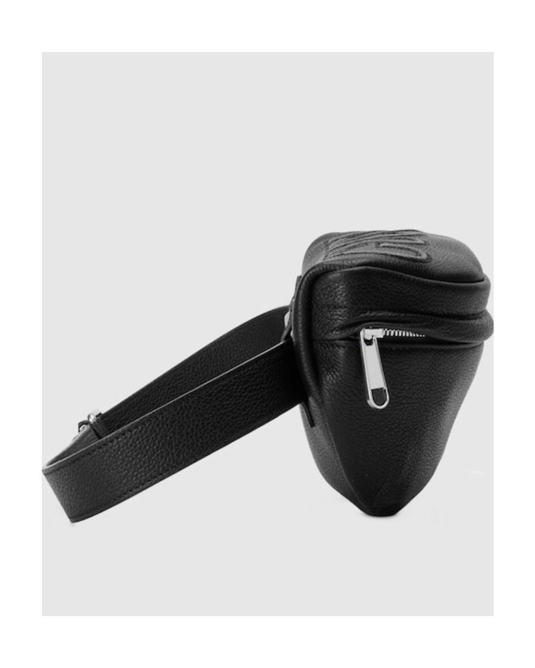 Gucci Black Logo-Embossed Belt Bag for men