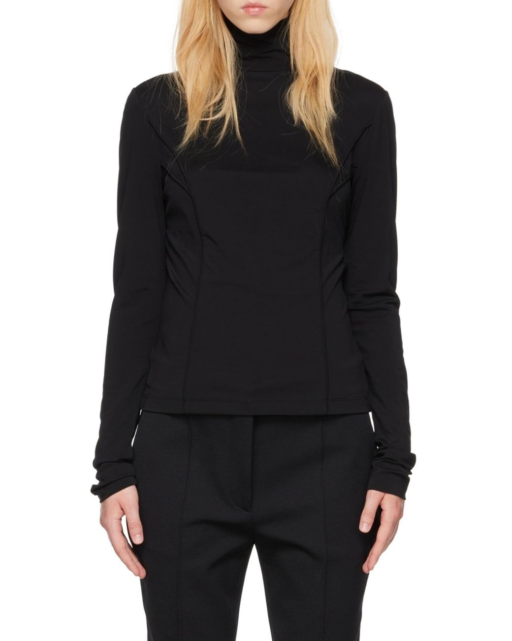 Givenchy Black Turtleneck Knit Jumper
