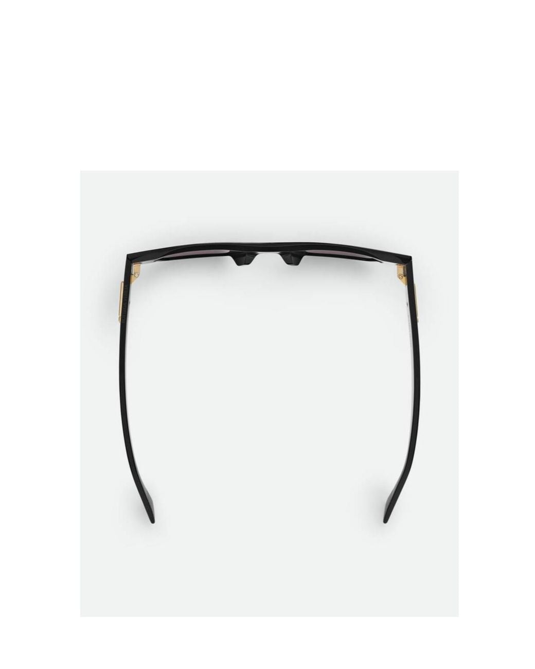 Bottega Veneta Black Eyewear Ultrathin Squared Sunglasses for men