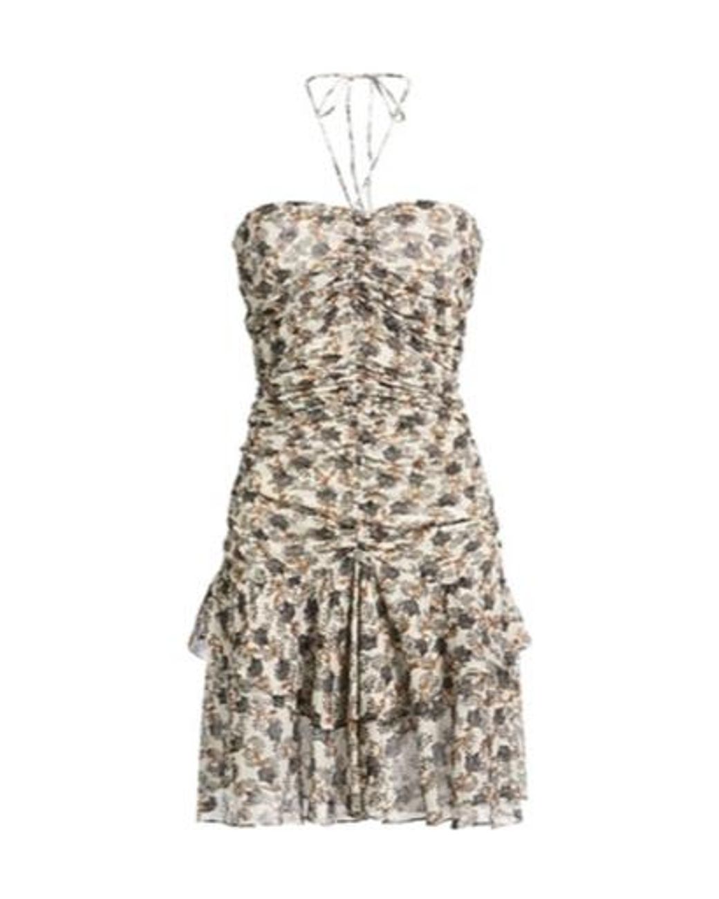 Isabel Marant Natural Printed Sleeveless Dress