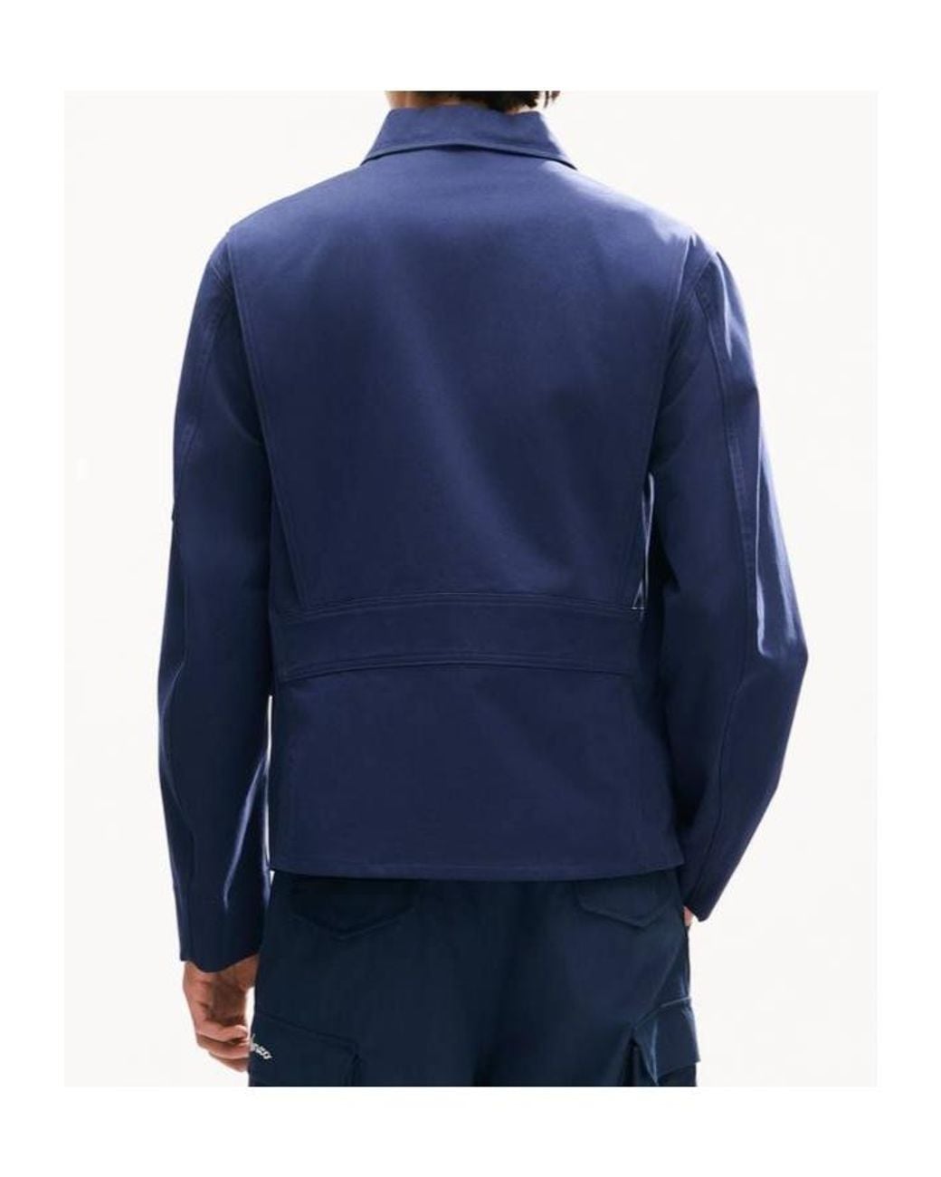 KENZO Blue Utility Pocket Jacket for men