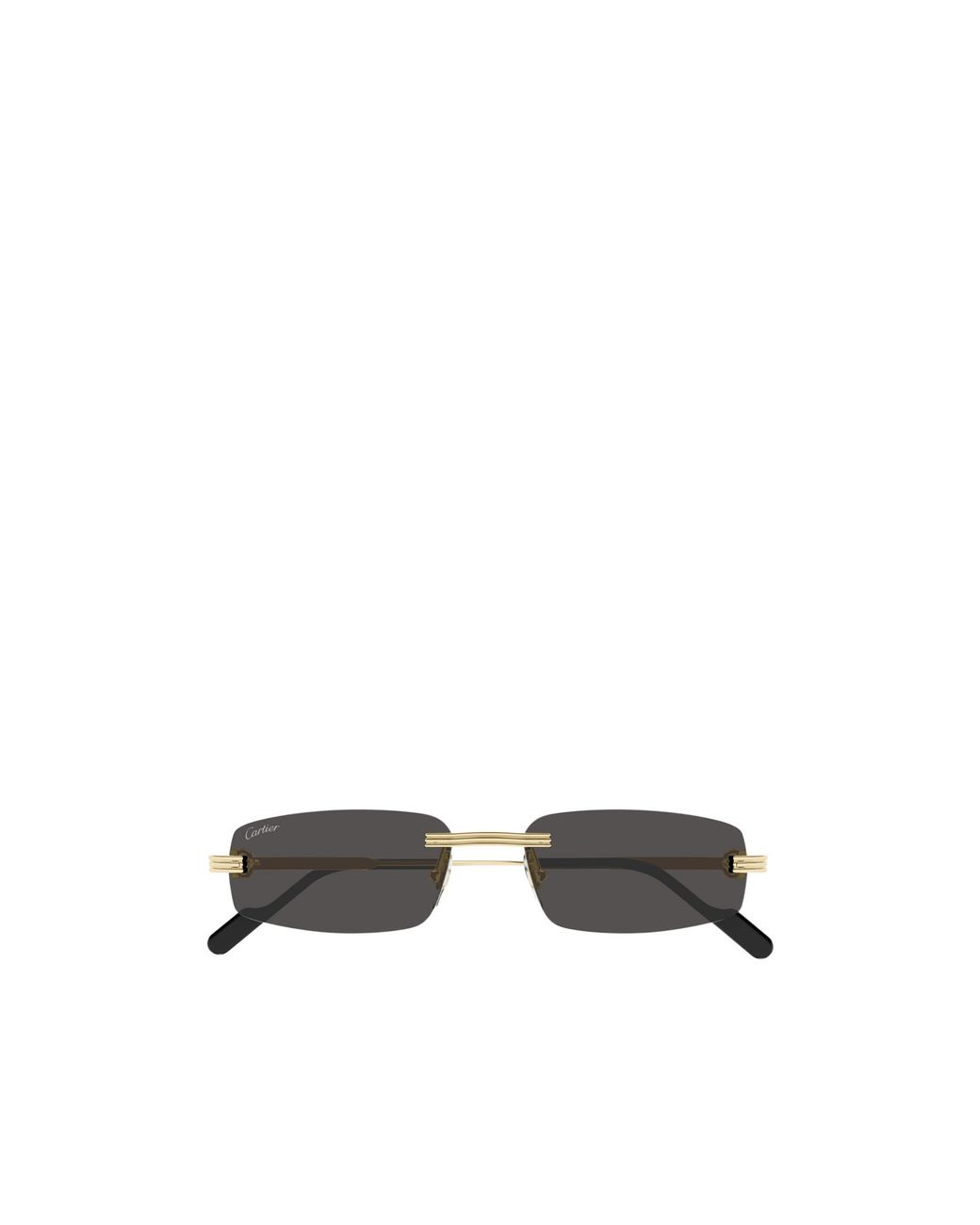 Cartier Multicolor Rectangular Rimless Sunglasses for men