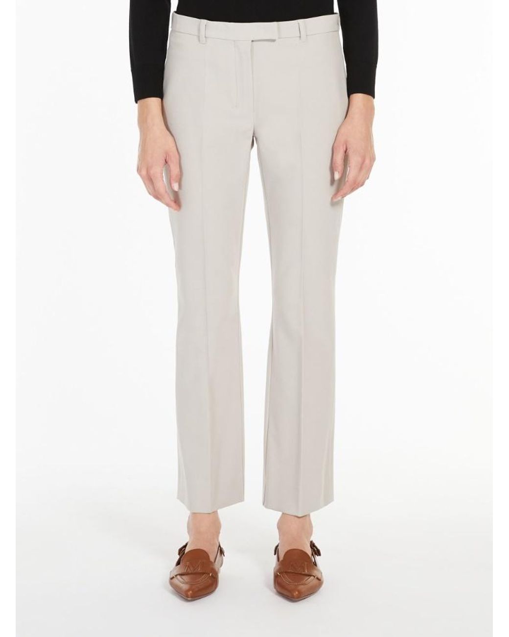 Max Mara Gray 'S Fatina Straight Leg Pants