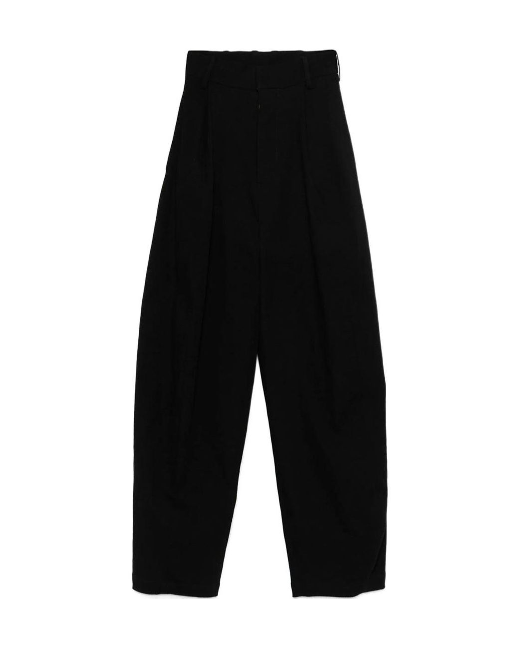 Uma Wang Black Belt Loop Casual Pants