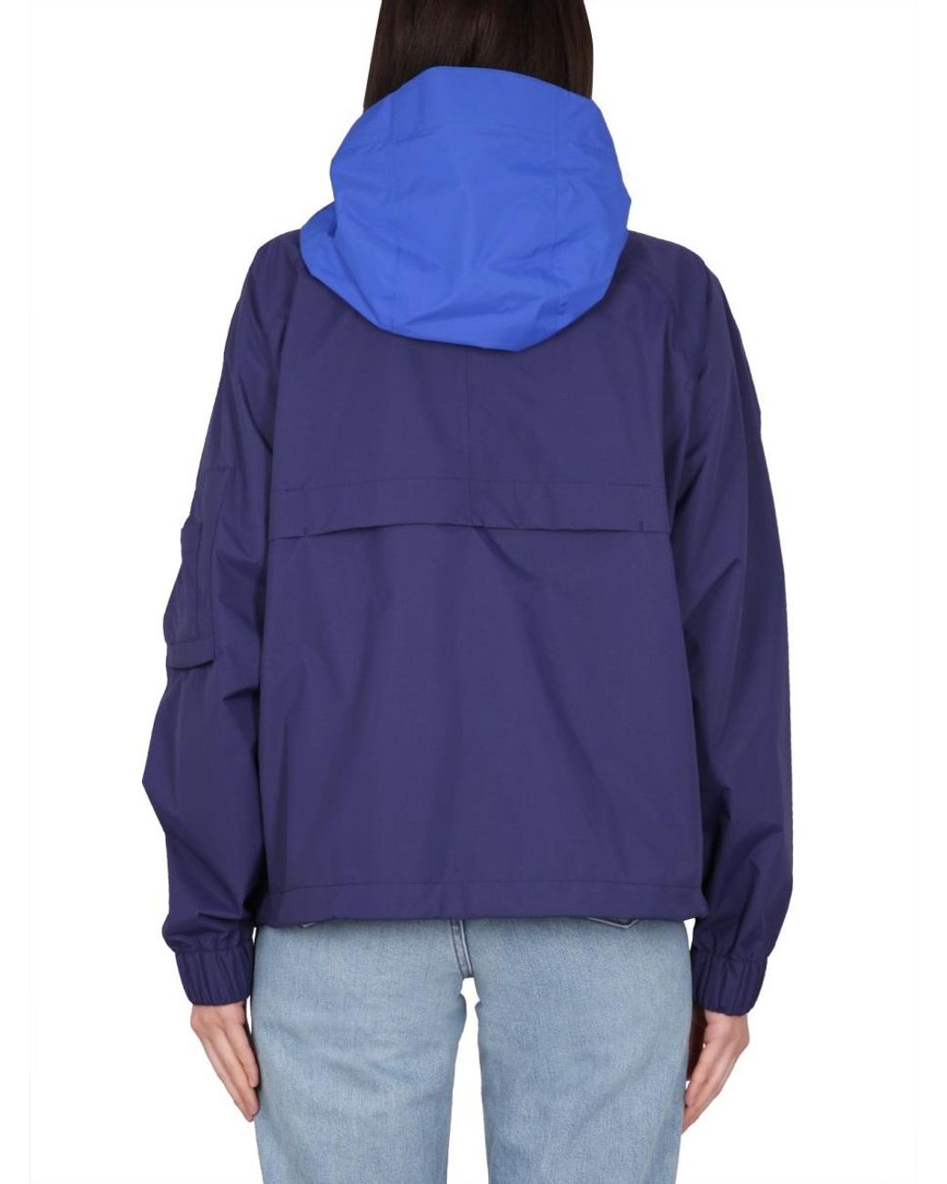 K-Way Blue Rd Zip-Up Hooded Jacket for men