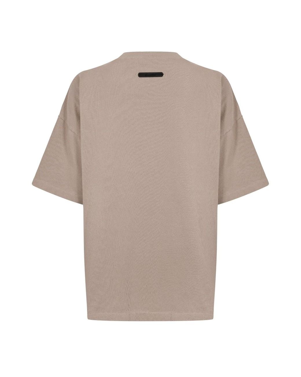 Fear Of God Gray Logo Loose T-Shirt for men