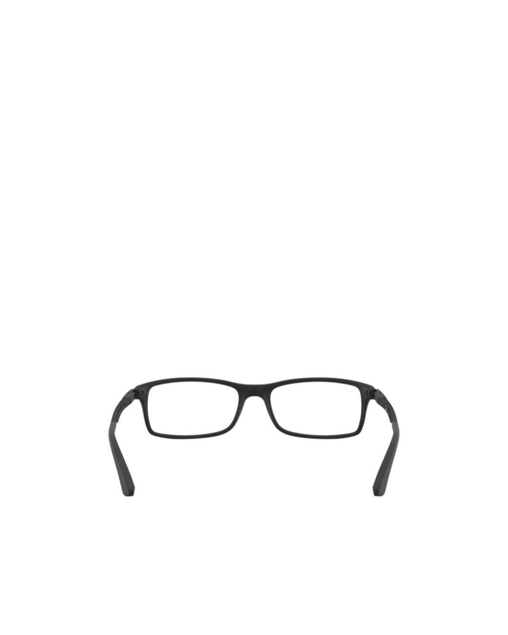 Ray-Ban White Rectangular Frame Glasses for men