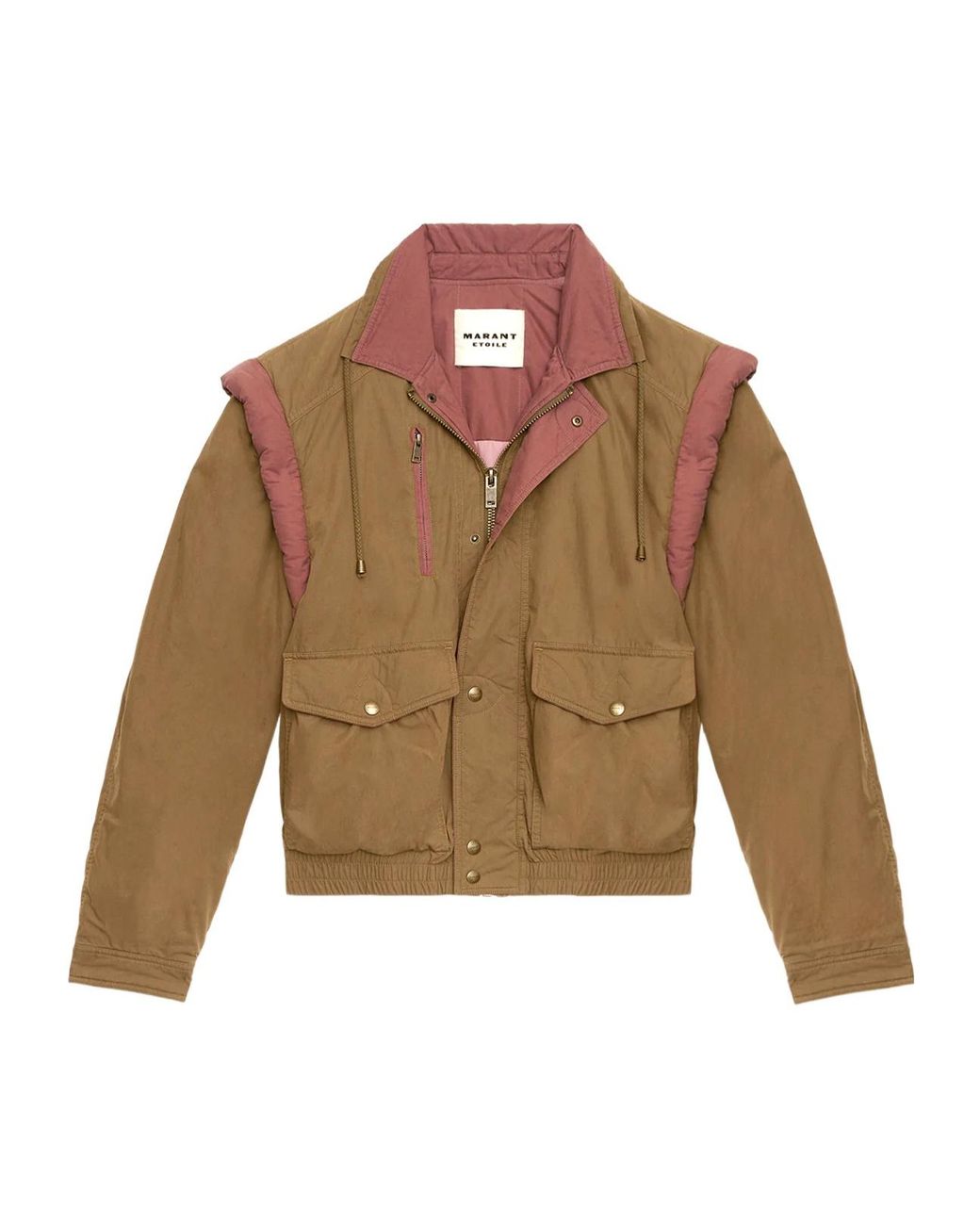 Isabel Marant Brown Isabel Marant Étoile Desha Drawstring Neck Jacket