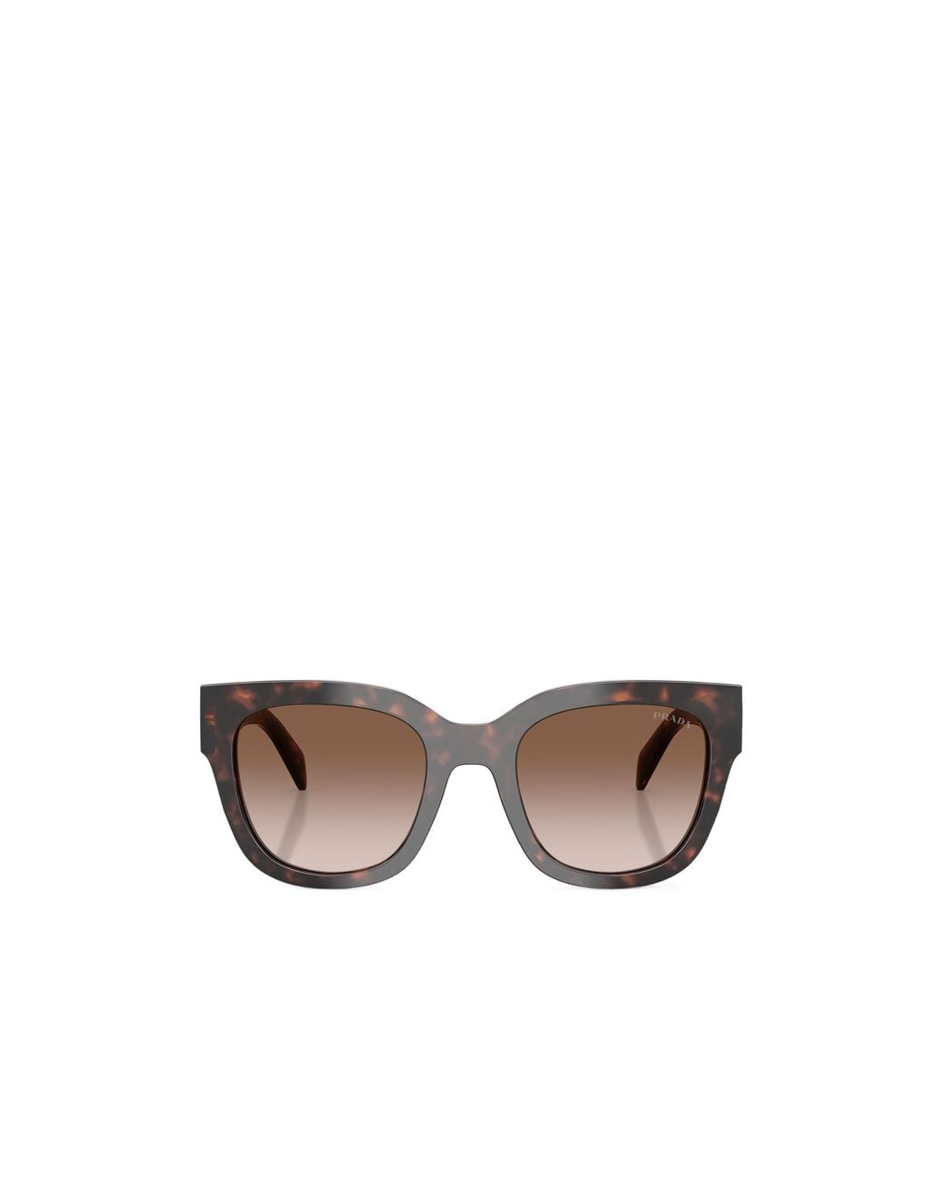 Prada White Eyewear Cat-Eye Sunglasses