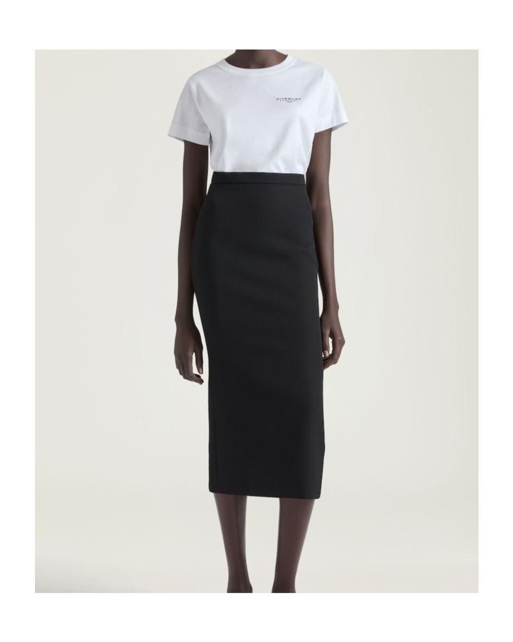 Givenchy Black Low Waisted Skirt
