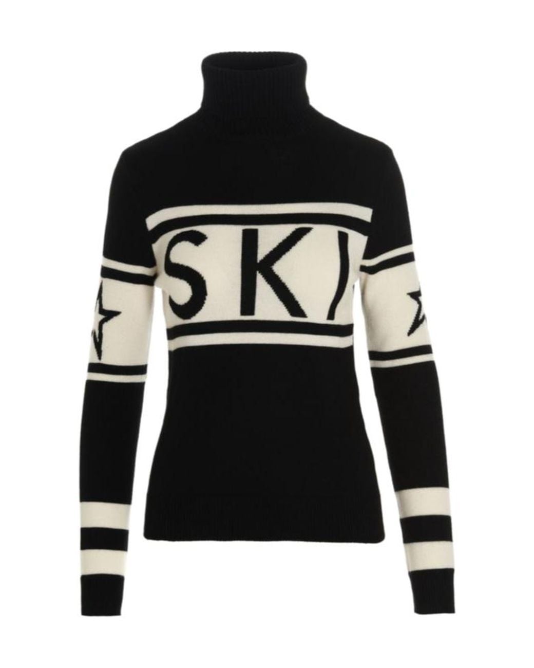 Perfect Moment Black Schild Jacquard Knitwear