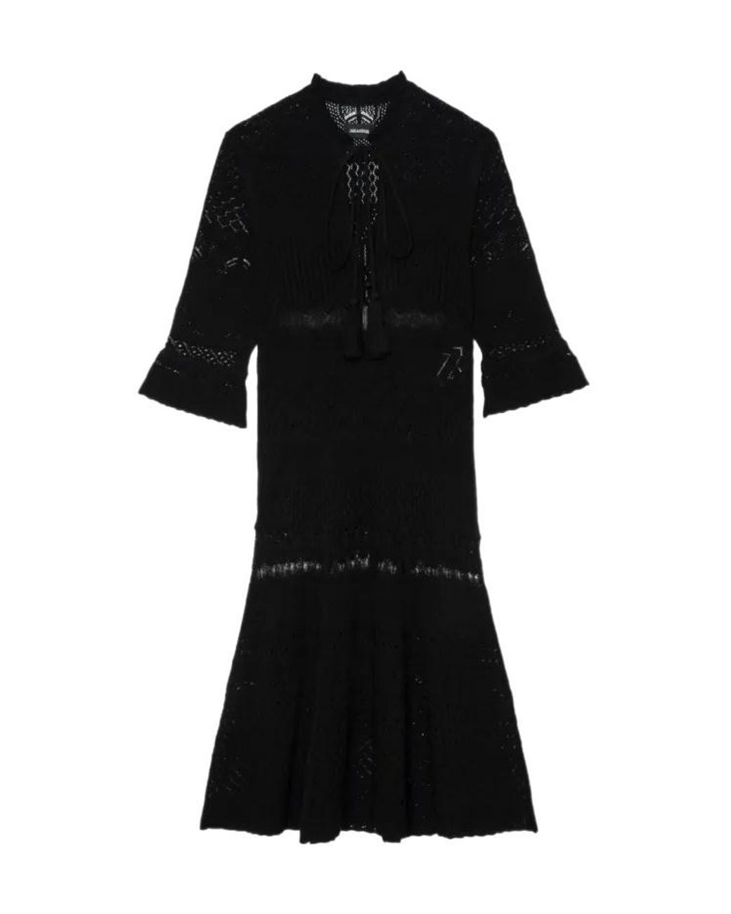 Zadig & Voltaire Black Memphisa Dress