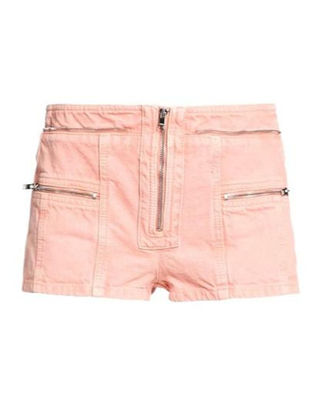 Isabel Marant Pink Casual Denim Hot Pants