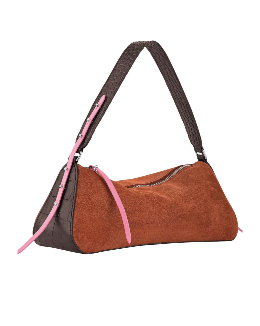 Longchamp Brown Re-Play S Shoulder Bag