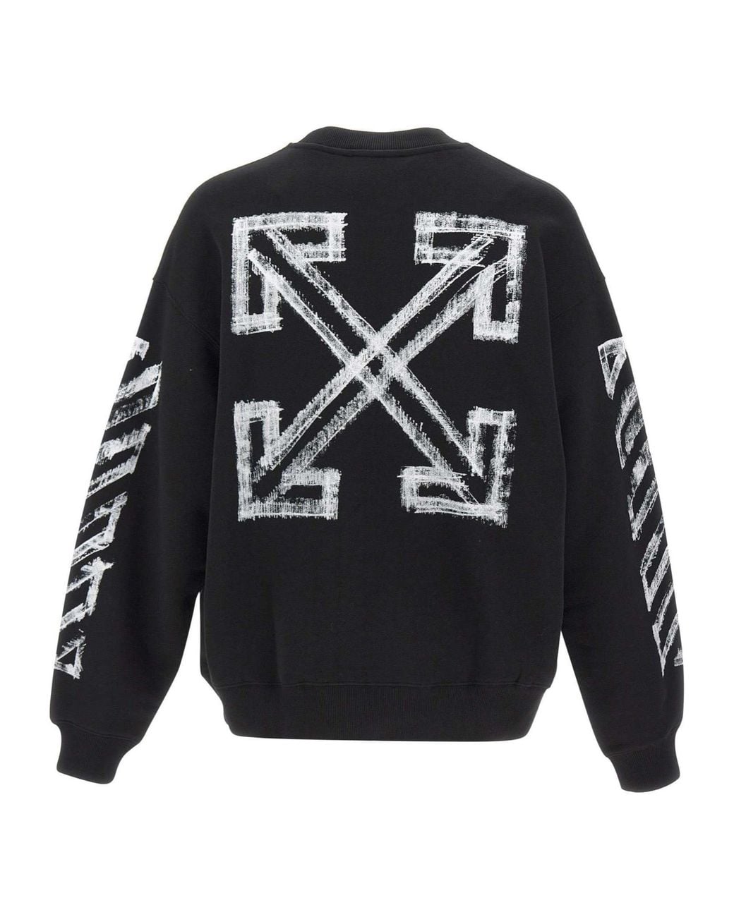 Off-White c/o Virgil Abloh Blue Motion Arrow Skate Sweatshirt for men