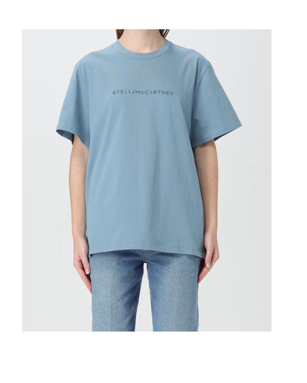 Stella McCartney Blue Short-Sleeved T-Shirt