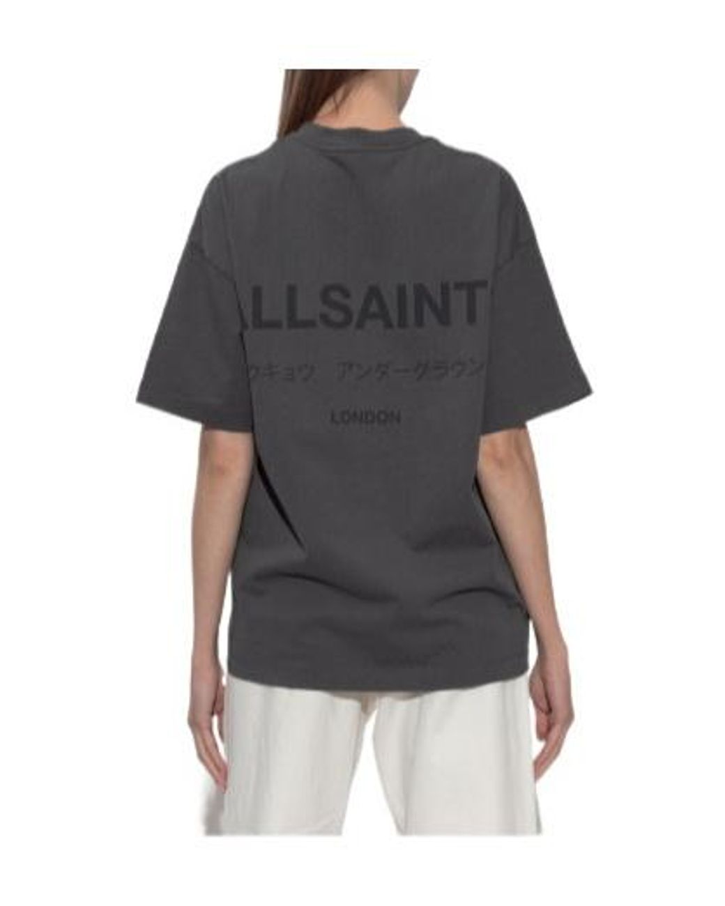 AllSaints Gray Underground T-Shirt