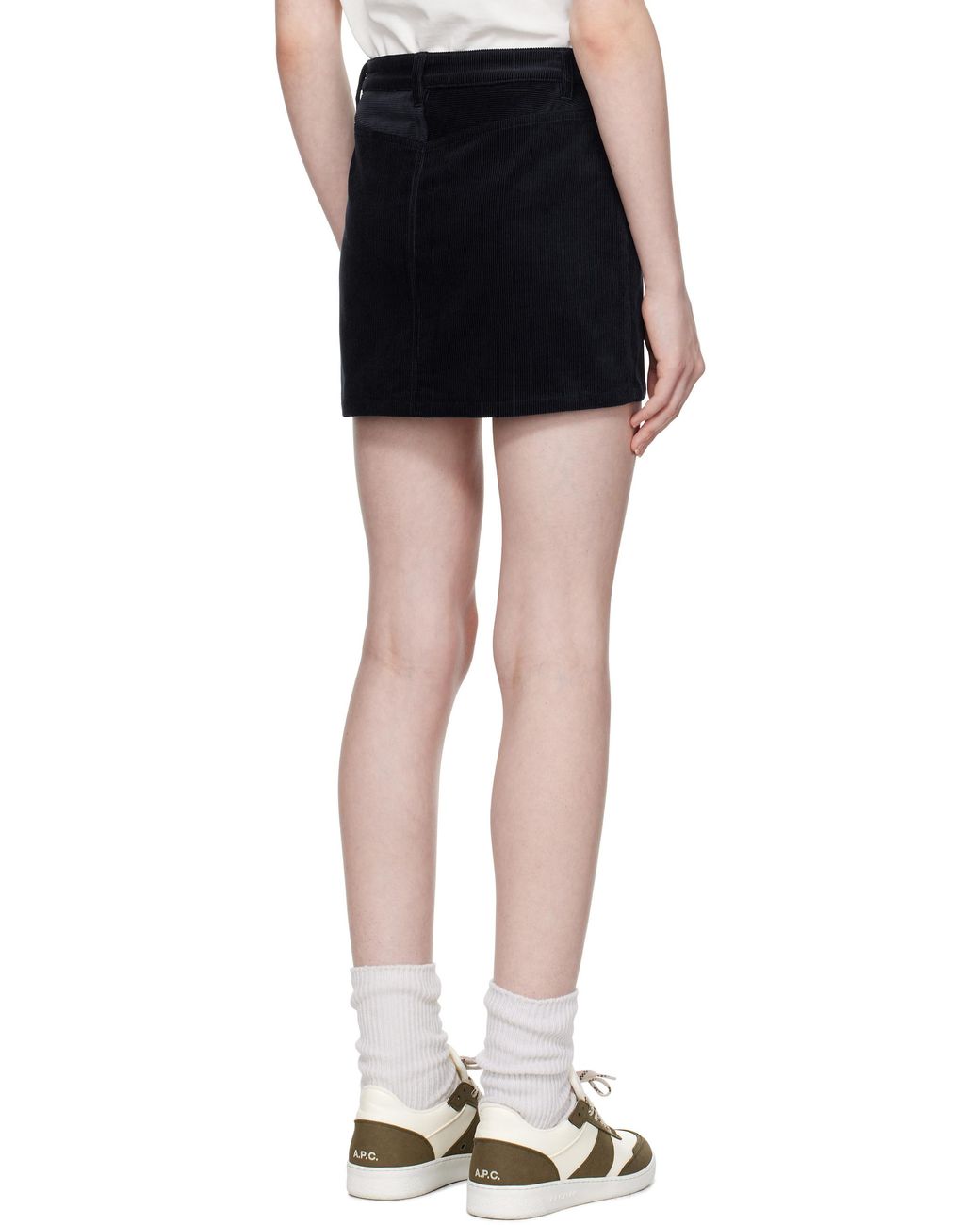 A.P.C. Black Belt Loop Skirt