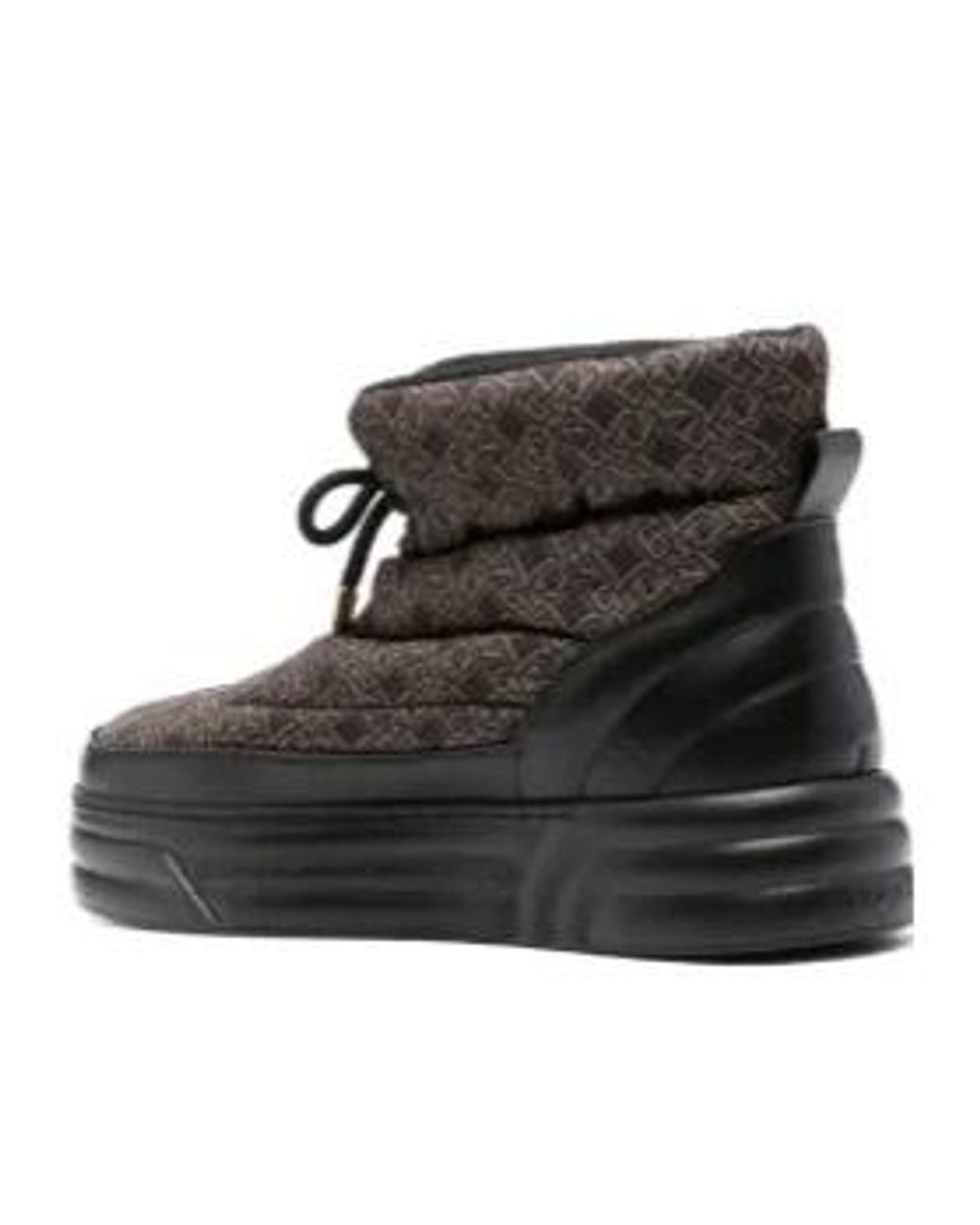 Liu Jo Black Cleo 50Mm Padded Flatform Boots