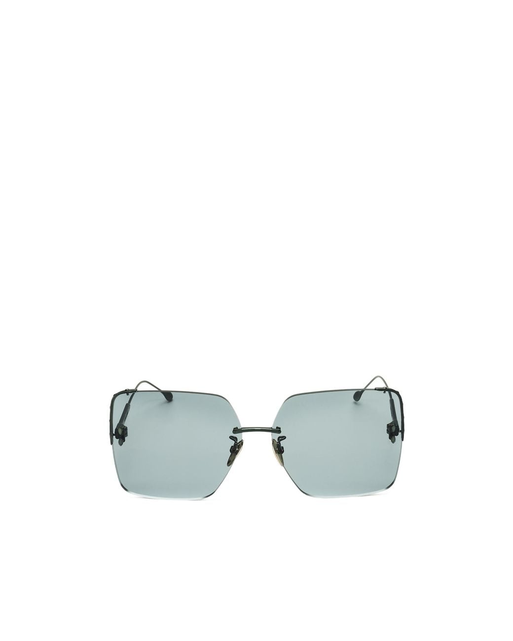 Isabel Marant Multicolor Square Frame Rimless Sunglasses