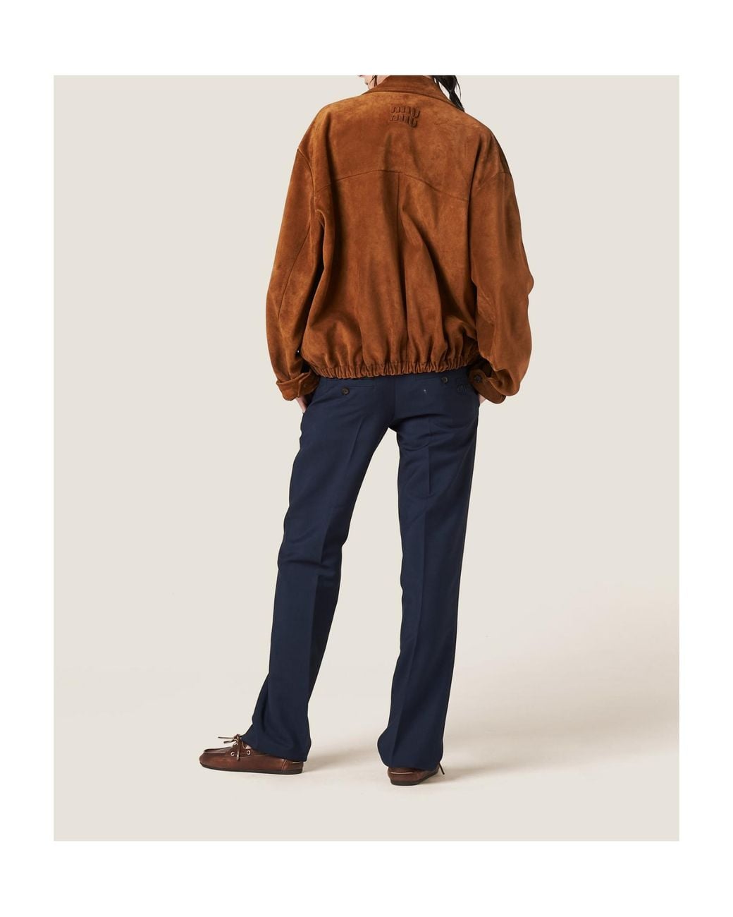 Miu Miu Brown Suede Jacket