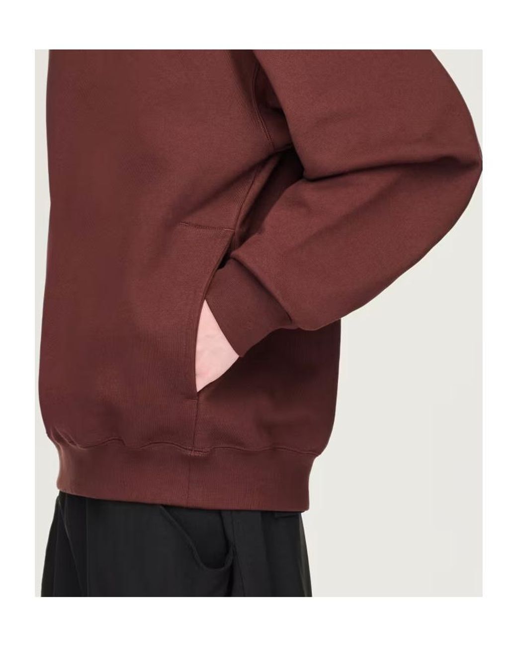 Y-3 Purple Logo-Print Drawstring Hoodie for men