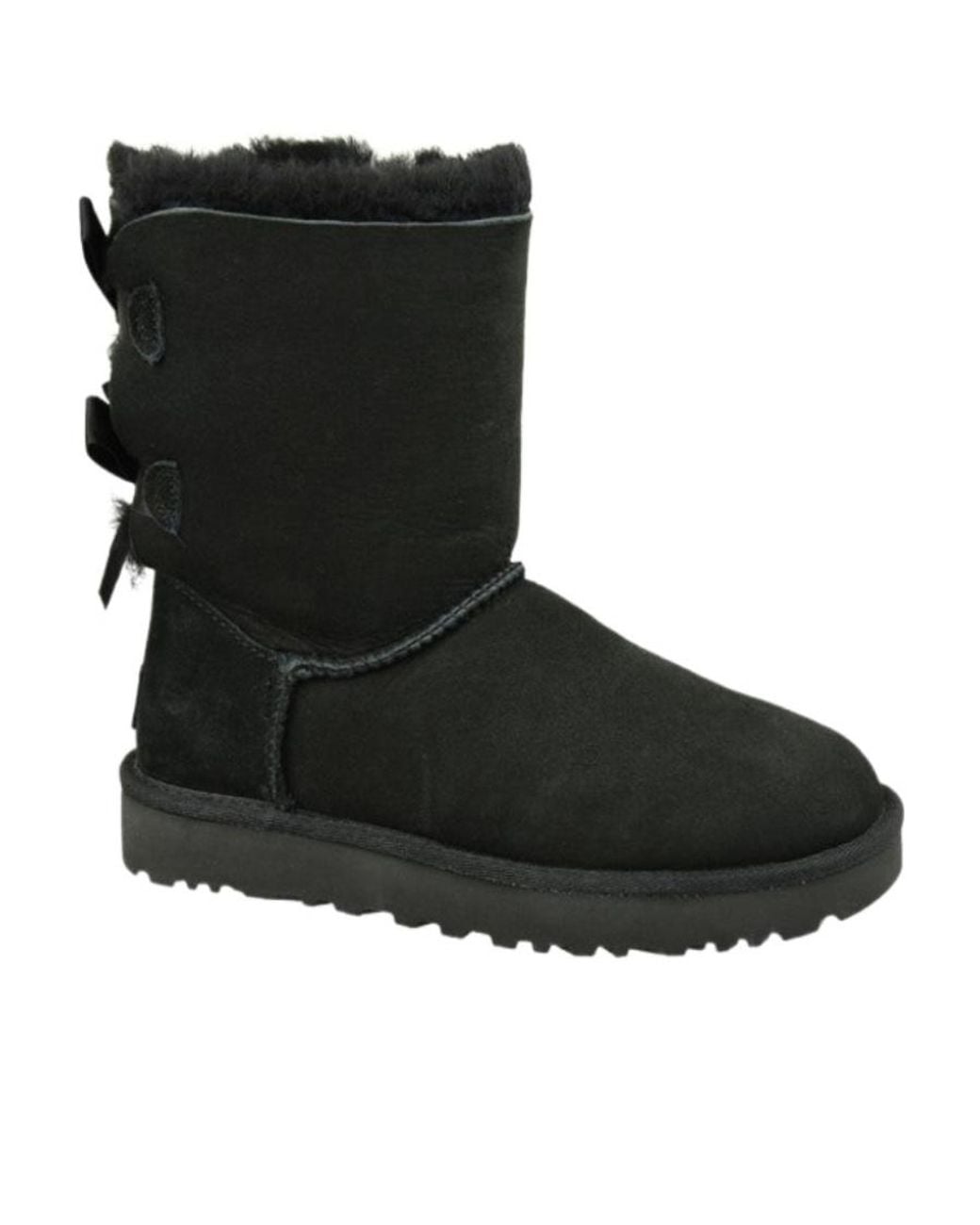 Ugg Black Bailey Bow Ii Bow-Back Boots