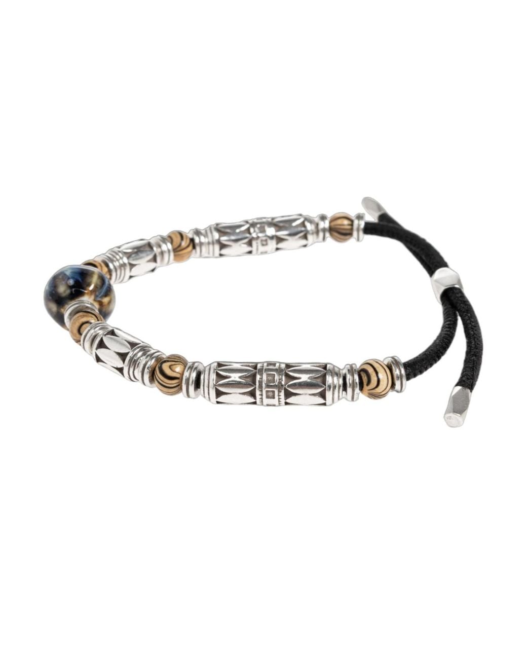 Isabel Marant White Beaded Bracelet for men