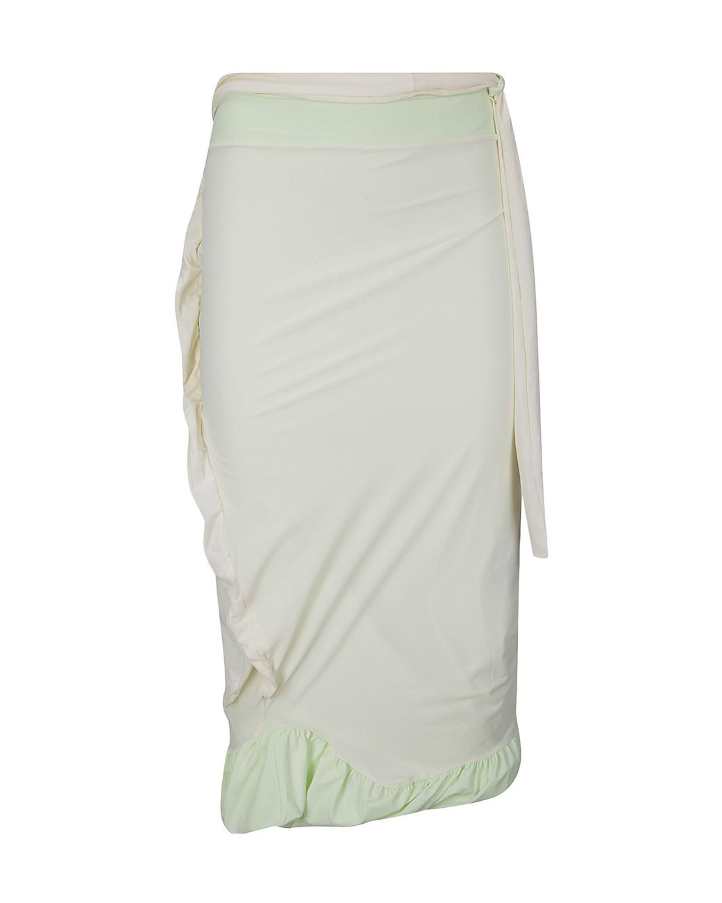 OTTOLINGER Gray Twisted Reversible Pencil Skirt