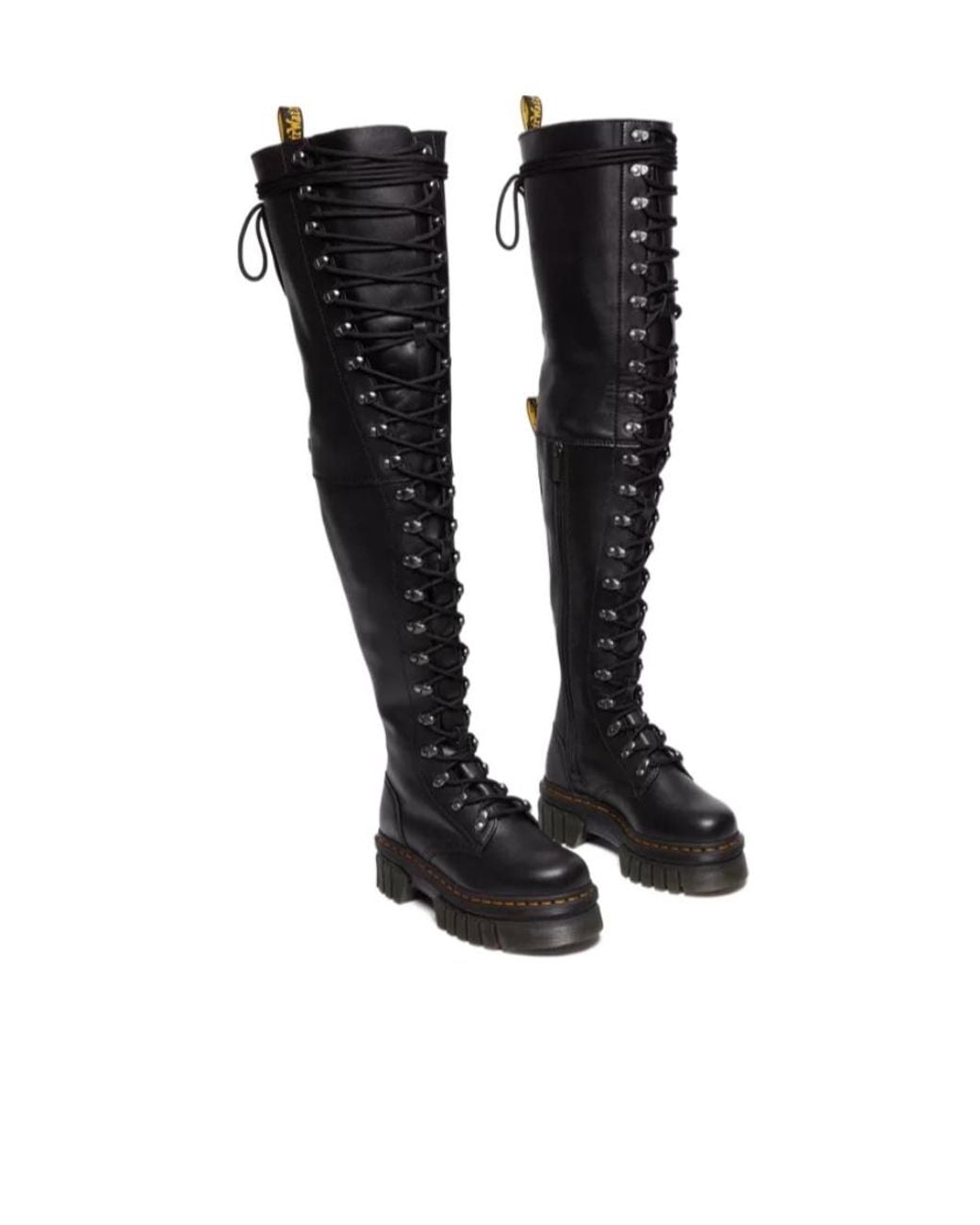 Dr. Martens Black Audrick 22I Xtrm Knee Boots for men