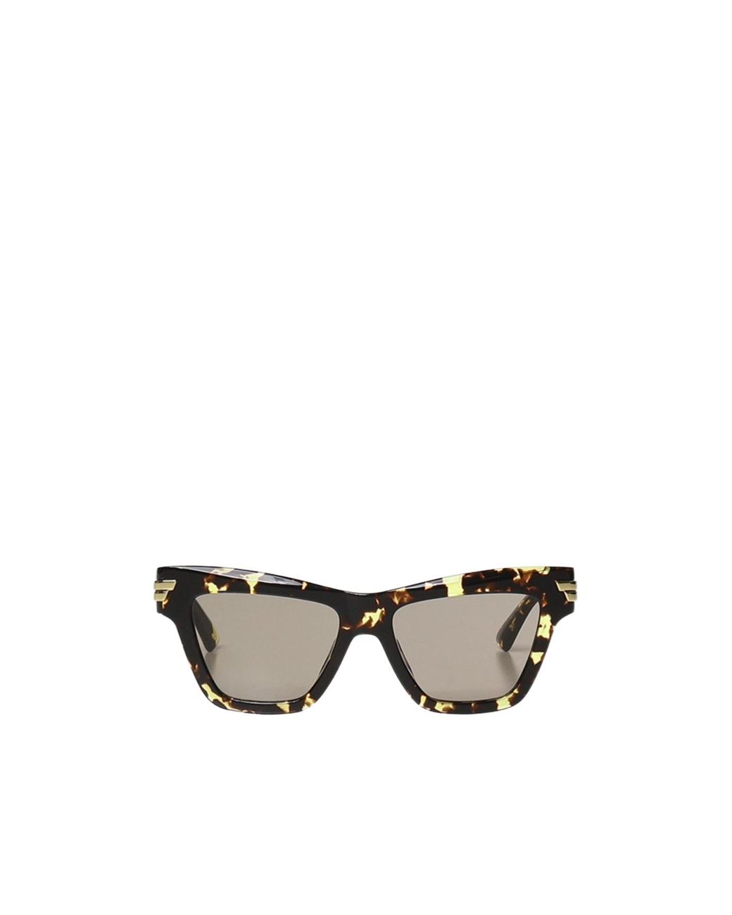 Bottega Veneta Metallic Full-Frame Sunglasses